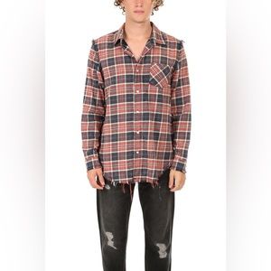 R13 Shredded Seam Shirt. Size Medium